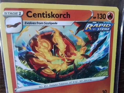 Centiskorch Promo VMAX 048 264 Climax Holo Full Art Pokemon Card NM Ex