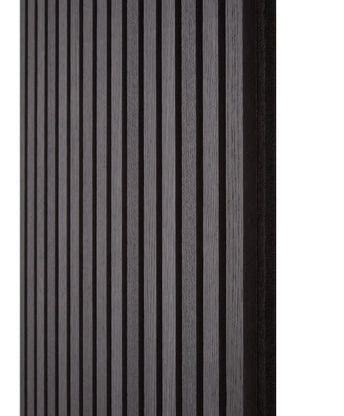 Slatwall Charcoal Black Acoustic Panel Naturewall In Wall