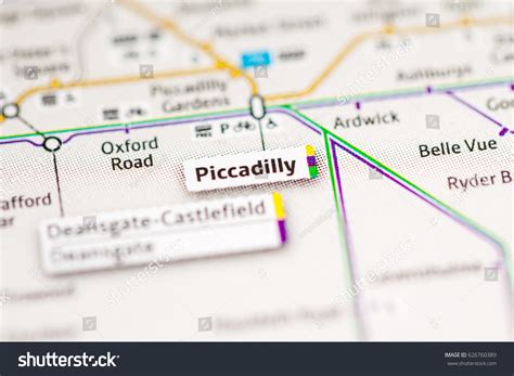 Piccadilly Station Manchester Metro Map Stock Photo 626760389 ...