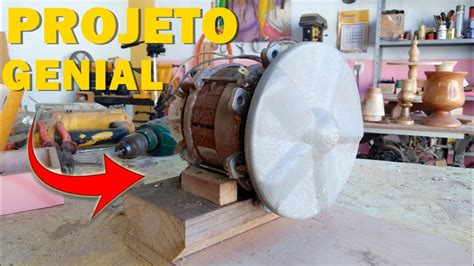 Motor De Tanquinho Para Fazer Lixadeira Caseira Wood YouTube