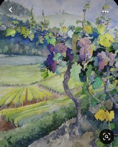 Meilleures Id Es Sur Vigne En Peinture Peinture Paysage