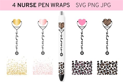 Nurse Pen Wraps Nurse Life Pen Wrap Svg Png 1325293