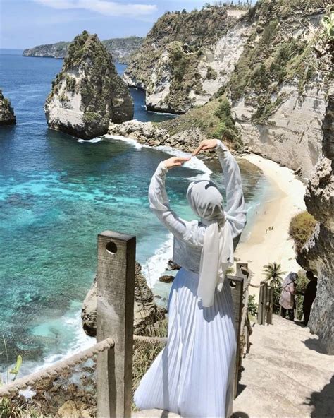 Pin Oleh Ule Di Beach Pose Pantai Pemandangan Baju Pantai