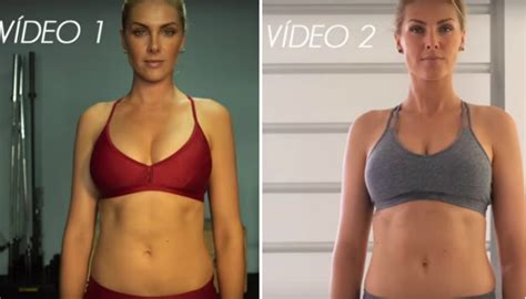 Ana Hickmann mostra antes e depois de sua barriga em 1 mês 9