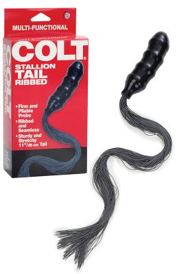 Plug Anal Colt Stallion Tail Ribbed Poppers Shop Fr