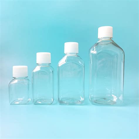 Disposable Laboratory Plasticware Graduated Solution Container