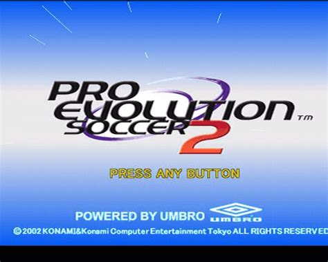 Buy Pro Evolution Soccer 2 For Ps Retroplace