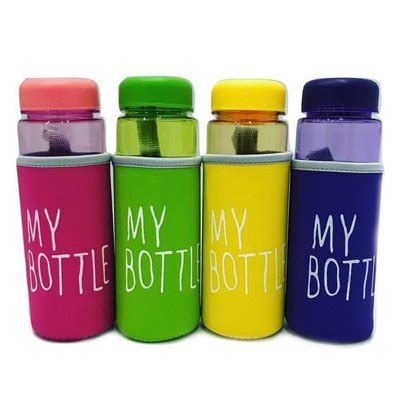 Jual Botol Minum My Botol Bening Warna Pouch Busa Di Lapak Bennetshop