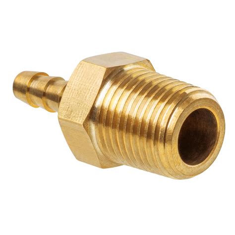 Amazon JUWO 1 8 Barb X 1 4 NPT Male Pipe Brass Hose Barb