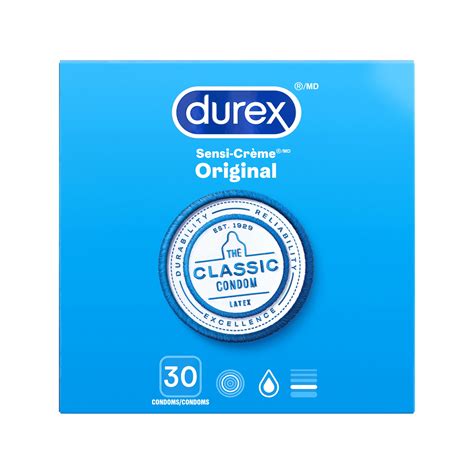 Durex Sensi Crème Original Our Classic Condoms Durex Canada