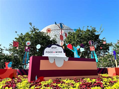 2023 EPCOT International Food Wine Festival Signage Added To Living