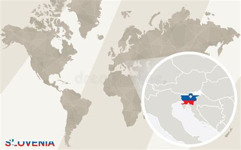 Mapa Administrativo Azul Detalhado Da Eslov Nia Pavilh O Nacional E