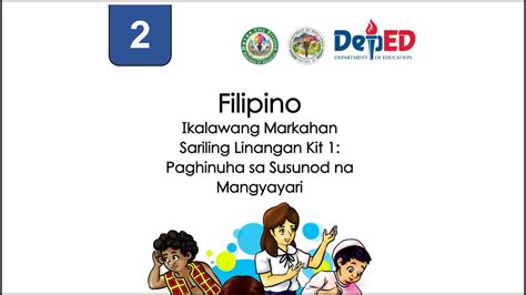 Filipino Grade 2 Quarter 2 Week 1 Youtube