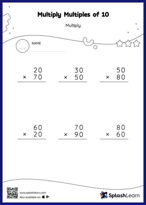 Multiplying Multiples Of 10 Common Core Worksheet By Math And Worksheets Library