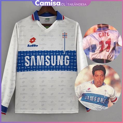 Retro Manga Larga Deportivo Universidad Cat Lica Tercero Camiseta