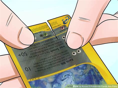 How to Know If Pokémon Cards Are Fake with Pictures wikiHow