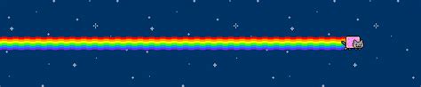 Vibrant Nyan Cat HD Wallpaper By QuantumCurator