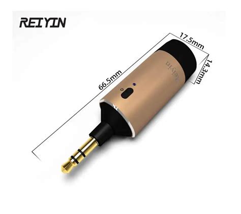 Reiyin Áudio 3 5mm Transmissor Bluetooth 4 1 Adaptador Sem Fio Para