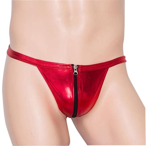 G String En Cuir Pour Hommes Sous V Tements Gay Jockstrap Lingerie