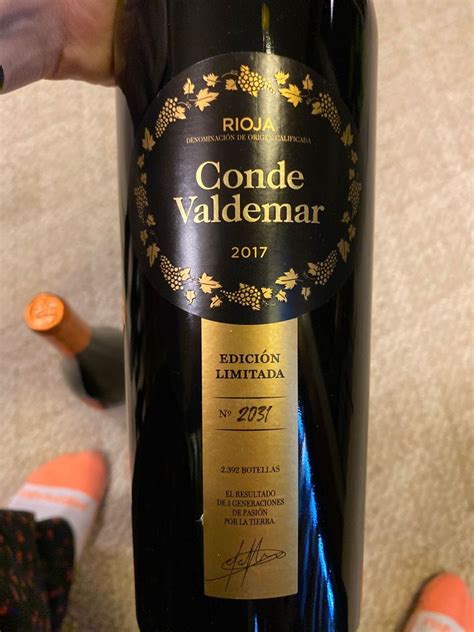 Bodegas Valdemar Rioja Conde De Valdemar Edici N Limitada Spain