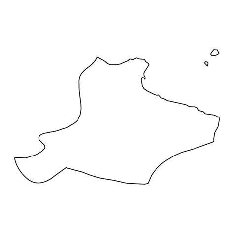 Carte Du Gouvernorat De Monastir Division Administrative De La Tunisie