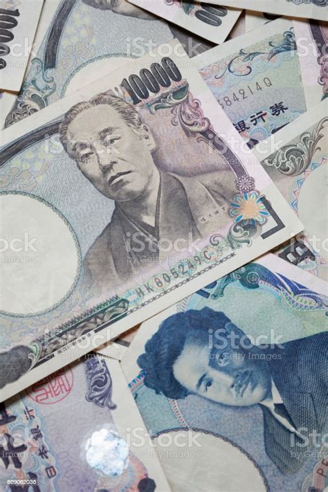 Japanese Yen Background Stock Photo Download Image Now Abstract