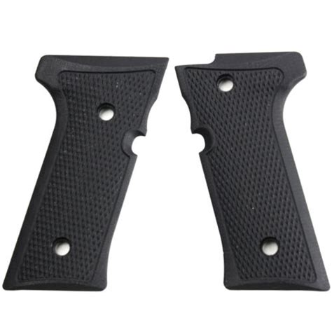 Beretta 92 M9 Grips Black Full Checker G10 Fit 92 Vertec And M9a3 Or 92