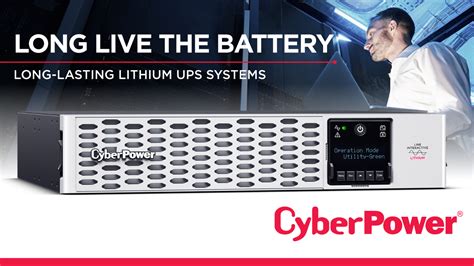 Cyberpower Expands Smart App Sinewave Ups Series To Include Lithium