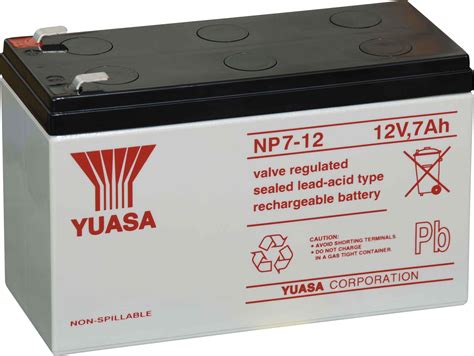 Yuasa Np L Industrial Vrla Battery Supac Battery Specialists