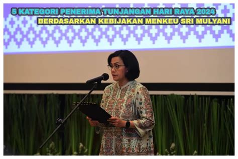 Resmi Dari Sri Mulyani Kategori Ini Berhak Dapatkan Jatah Tunjangan