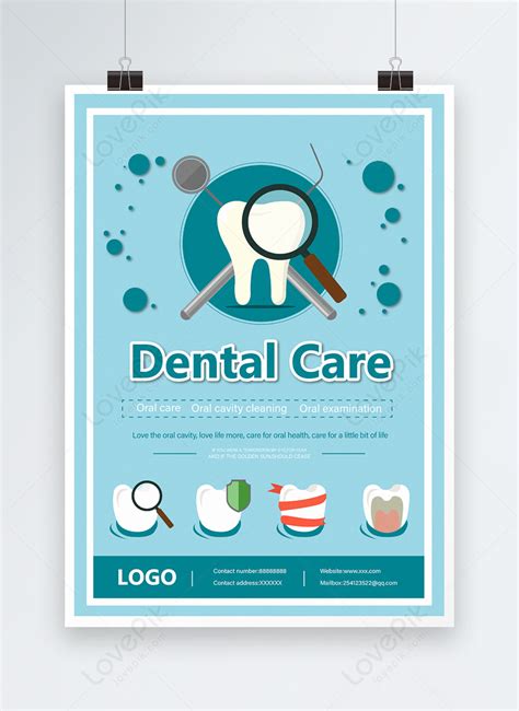 Flat Style Dental Poster Template Imagepicture Free Download 465337927