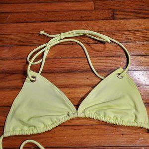 Victoria S Secret Swim Victorias Secret String Bikini Neon Yellow