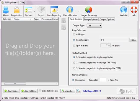Tiff Splitter To Split Multi Page Tiff Files Into Single Page Files In