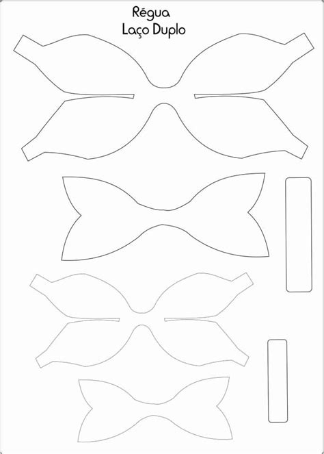 Diy Bow Making Template