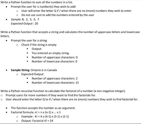 Solved Write A Python Function To Sum All The Nu SolutionInn