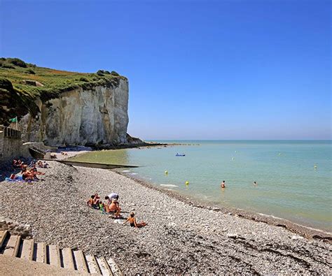 Camping Huttopia Les Falaises Normandië Aan het water Huttopia