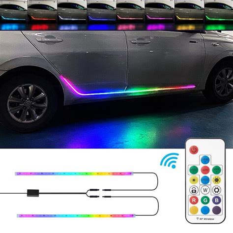 Luces Led Para Autos Carro Coche Exterior De Colores Decorativas Accesorios Puer Ebay