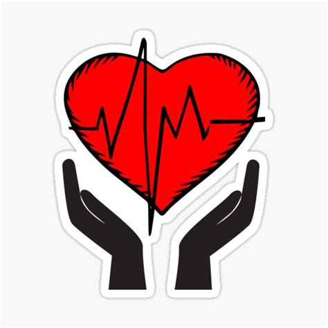 Heartbeat Sticker For Sale By Timeofthefuture Redbubble