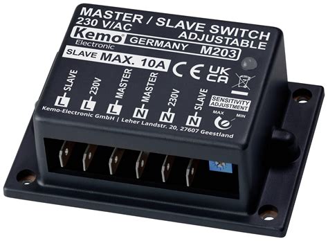 Kemo M203 Master Slave Schalter Baustein 230 V/AC kaufen