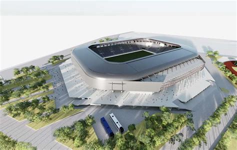 Un nou stadion modern va fi construit în România Imagini cu proiectul