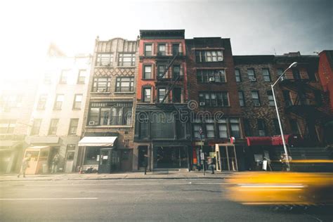 Soho Street Traffic In Manhattan New York City Us Stock Photo Image