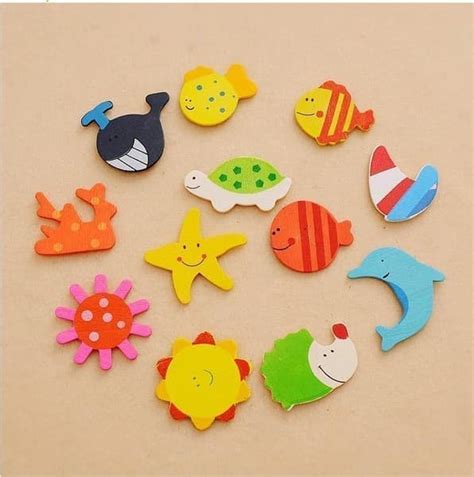 Jual Murah Tempelan Magnet Kulkas Kayu Lucu Animal Cute Unik Dapat