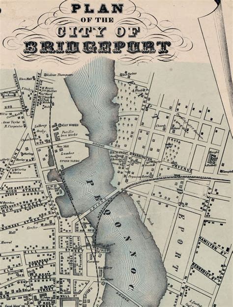 1858 Map Of Fairfield County Connecticut Genealogy Etsy