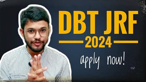 DBT JRF 2024 FORM LIVE GAT B AND BET APPLICATION FORM FILL YouTube