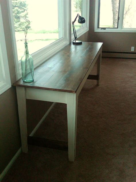 Ana White | Narrow Farmhouse Table - DIY Projects