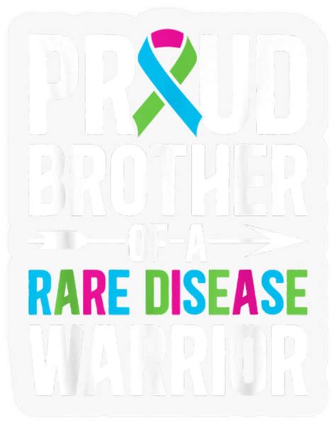 Brother Of A Rare Disease Warrior Rare Disease A Stickers Sold By