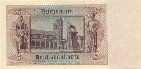 Deutschland Drittes Reich Deutsches Reich Mark Reichsmark