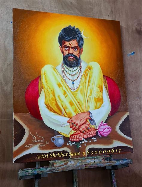 Swami Samarth Guru Artist Painting Quick Artists Painting Art