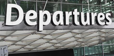 airport departures sign 21903821 Stock Photo at Vecteezy