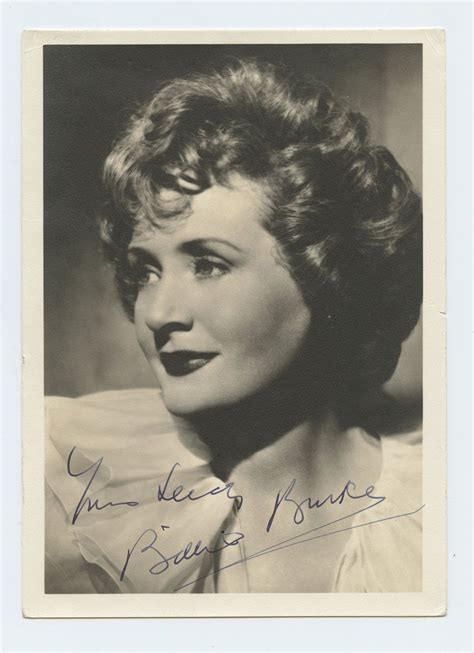 Billie Burke Photo 1940s Autographed Inscribed Original Vintage